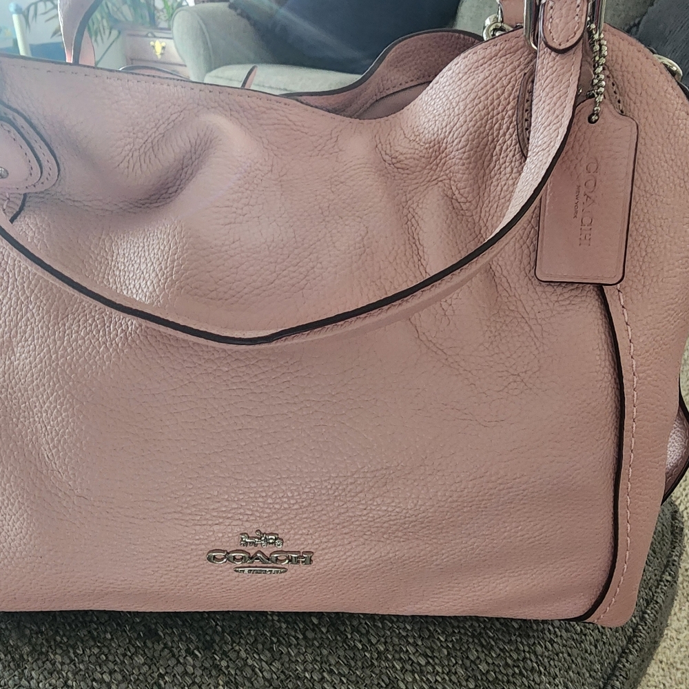 Coach Edie Pebble Satchel